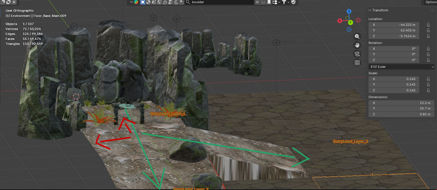 Pathways and Terrain